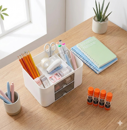 Modular Desk Organizer Box – Keep Your Desk Clean & Stress-Free
